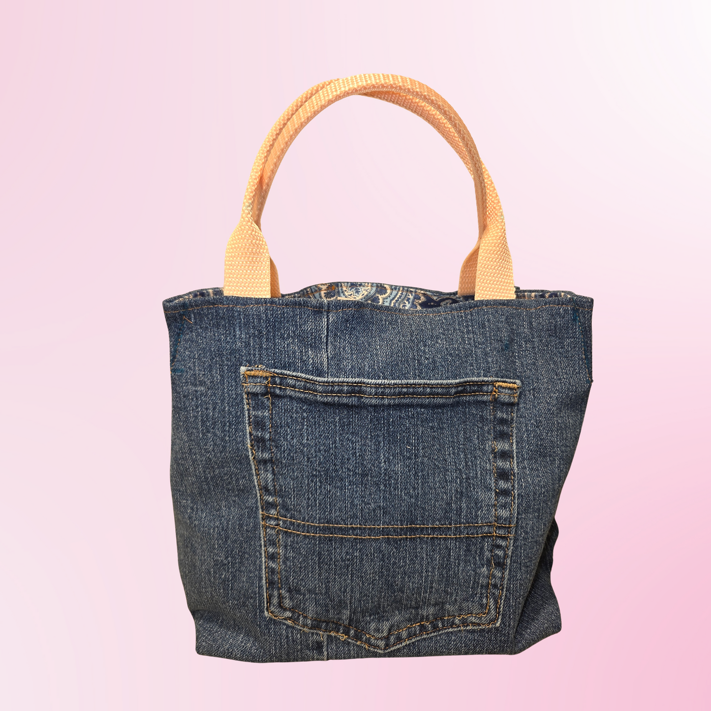 Denim Handbag- Small Tote